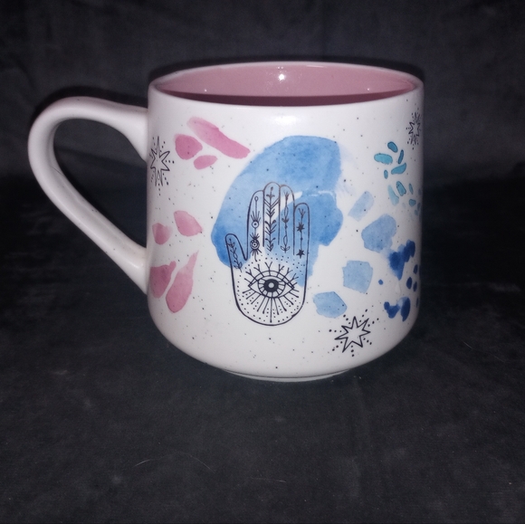 Stay Wild Moon Child Hamsa Hand Evil Eye Mystical 16 oz Coffee Mug EUC - Picture 2 of 4